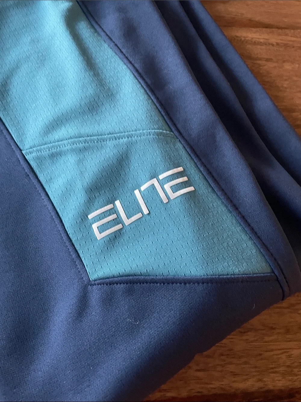 Nike Navy and Teal Elite Matching Sweat Suit Size XL